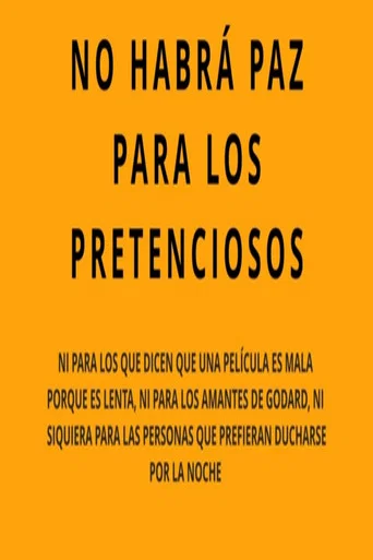 Movie poster for No habrá paz para los pretenciosos (2023)