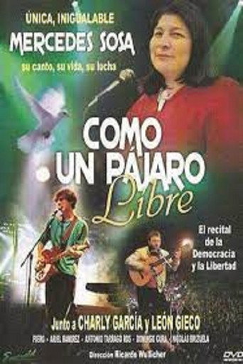 Movie poster for Mercedes Sosa: como un pájaro libre (1983)