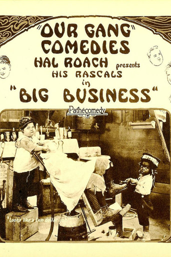 Movie poster for Big Business (1924)