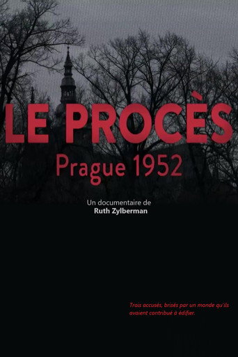Movie poster for Le procès - Prague 1952 (2021)