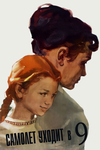 Airplane Leaves At 9 poster