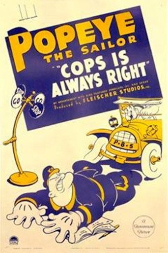 Movie poster for Cops Is Always Right (1938)
