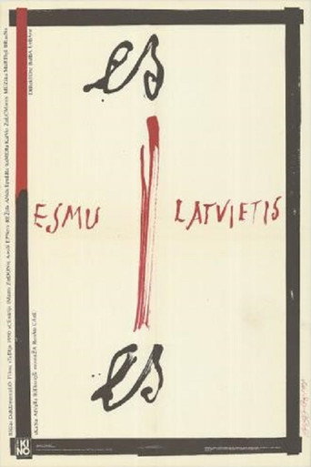 Movie poster for I Am Latvian (1990)
