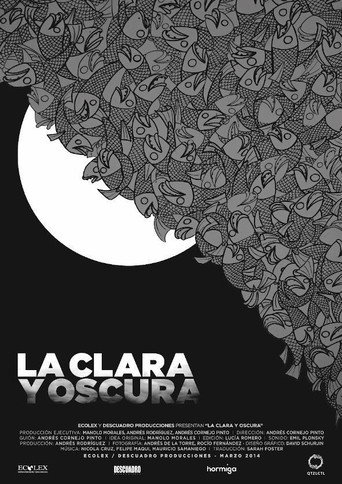 Movie poster for La clara y oscura (2014)