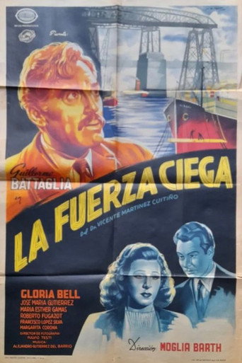 Movie poster for La fuerza ciega (1950)