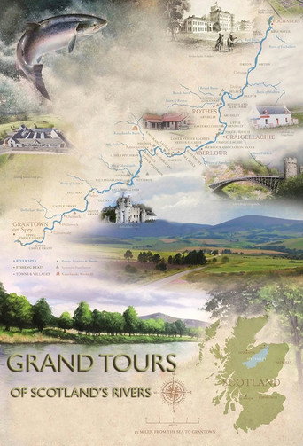 Series poster for Grand Tours of Scotland's Rivers (2021)