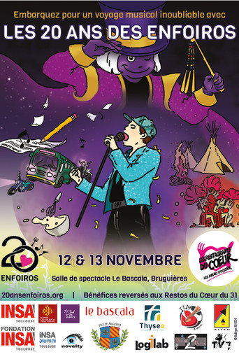Movie poster for Les 20ans des Enfoiros (2021)