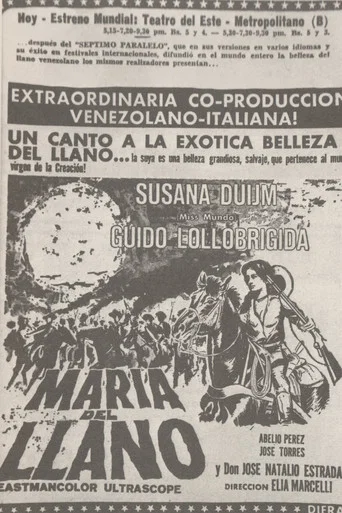 Movie poster for María del Llano (1965)