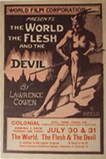 Movie poster for The World, the Flesh and the Devil (1914)