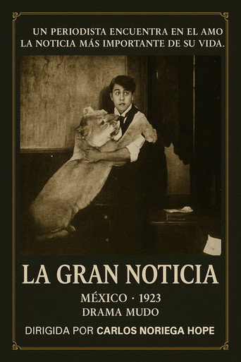 Movie poster for La gran noticia (1923)