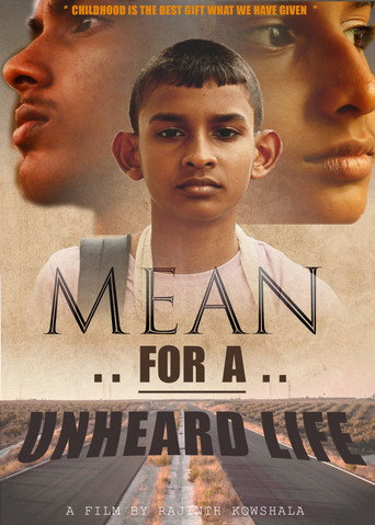 Movie poster for Mean for A Unheard Life (2025)