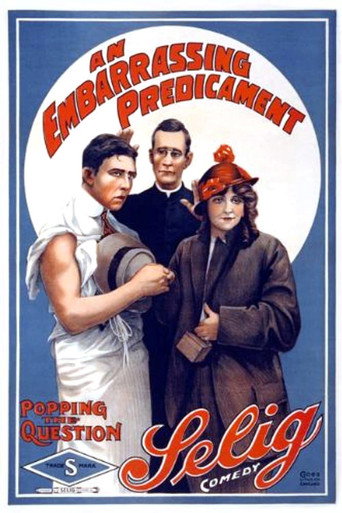 Movie poster for An Embarrassing Predicament (1914)