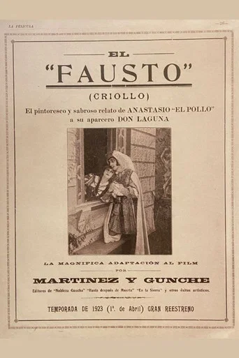 Movie poster for Fausto (1923)