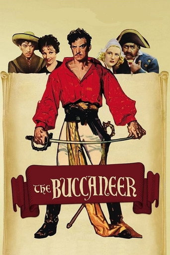 Movie poster for The Buccaneer (1938)