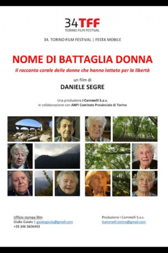 Movie poster for Nome di battaglia Donna (2016)