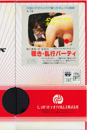 Movie poster for Ema Sagawa and Anna Tsukasa: Peeping and Orgy Party (1981)