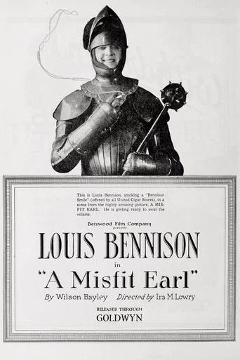 Movie poster for A Misfit Earl (1919)