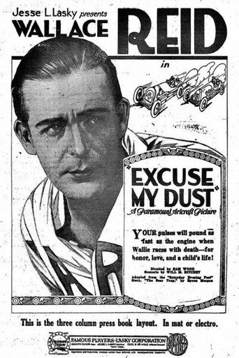 Movie poster for Excuse My Dust (1920)