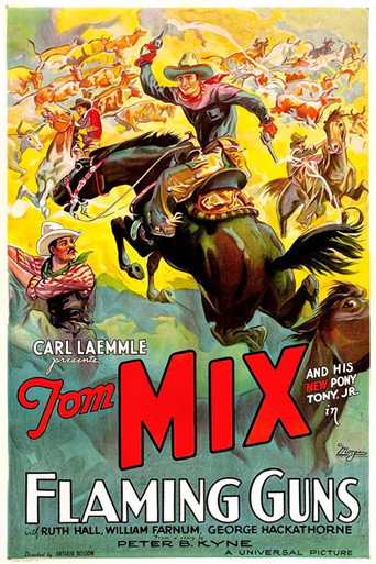 Movie poster for Flaming Guns (1932)