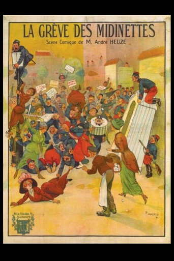 Movie poster for La grève des midinettes (1911)