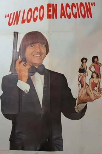 Un loco en acción poster