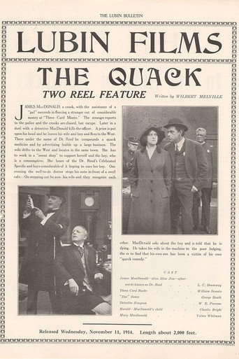 Movie poster for The Quack (1914)