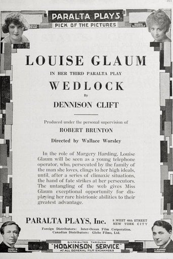 Movie poster for Wedlock (1918)