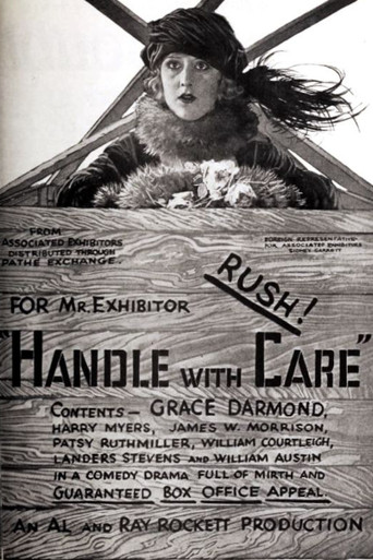 Movie poster for Handle with Care (1922)