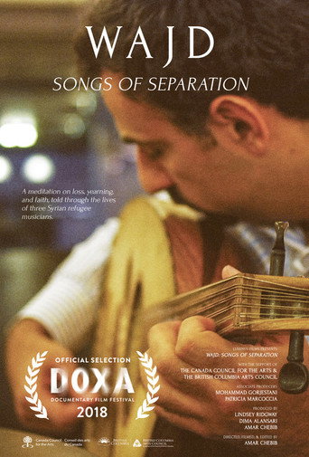 Movie poster for Wajd: Songs of Separation
