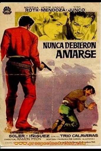 Movie poster for Nunca debieron amarse (1951)