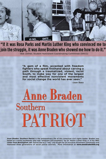 Movie poster for Anne Braden: Southern Patriot (2012)