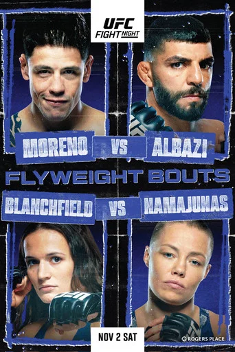 Movie poster for UFC Fight Night 246: Moreno vs. Albazi (2024)