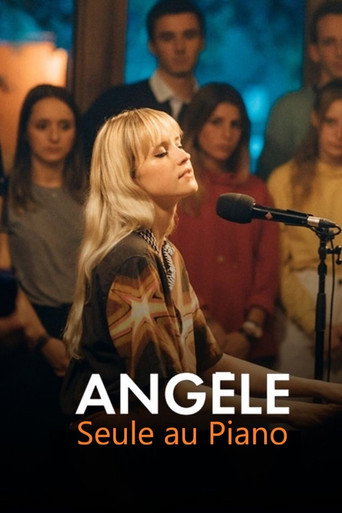 Angèle, seule au piano poster