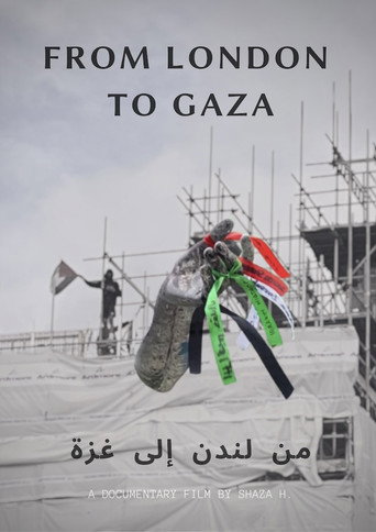 Movie poster for From London to Gaza (2024)
