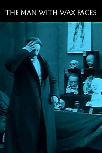 Movie poster for The Man with Wax Faces (1914)