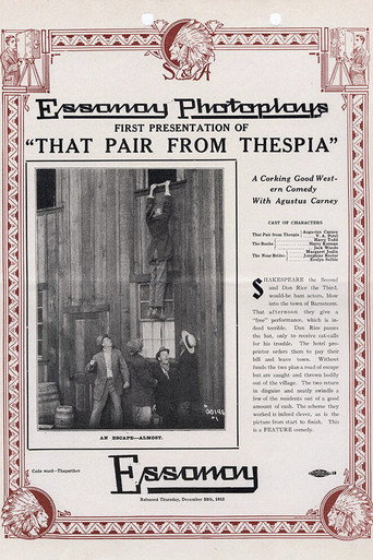 Movie poster for That Pair from Thespia (1913)