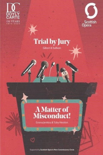 Movie poster for Trial by Jury - Gilbert and Sullivan (2025)