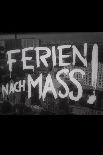 Movie poster for Ferien nach Mass! (1962)