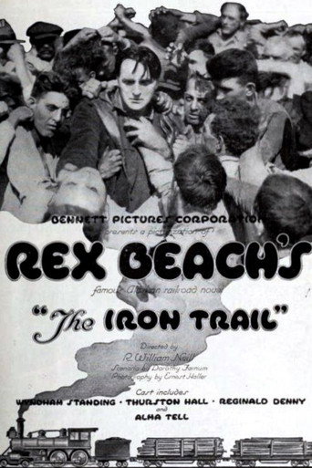 Movie poster for The Iron Trail (1921)