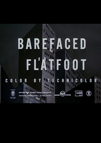 Movie poster for Barefaced Flatfoot (1951)