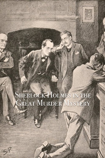 Movie poster for Sherlock Holmes in the Great Murder Mystery (1908)