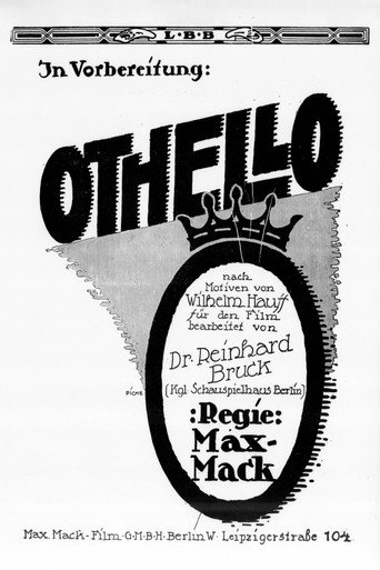Movie poster for Othello (1918)