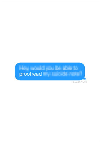Movie poster for Proofread