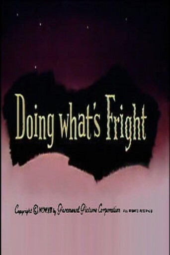 Movie poster for Doing What's Fright (1959)