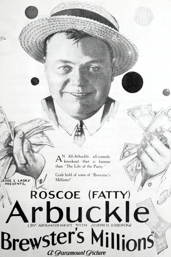 Movie poster for Brewster's Millions (1921)