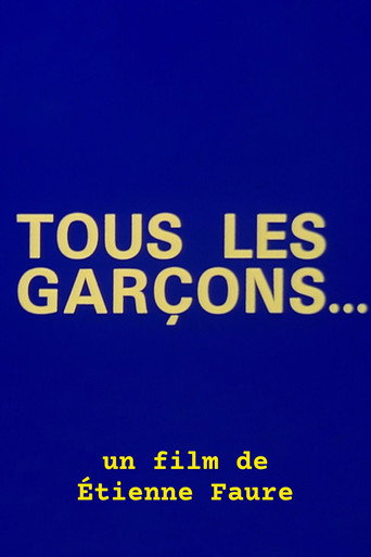 Tous les garçons... poster