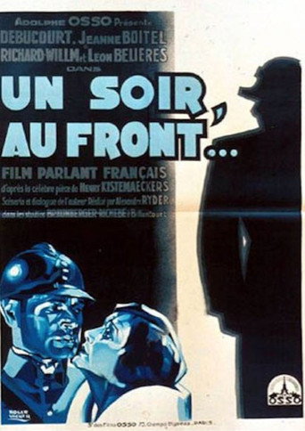 Movie poster for One Night at the Front (1931)