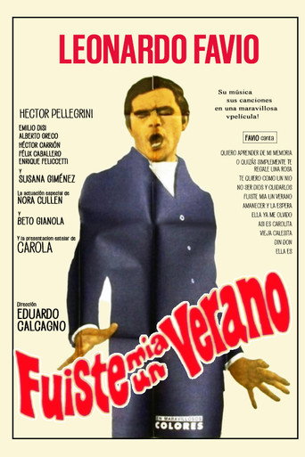 Movie poster for Fuiste mía un verano (1969)