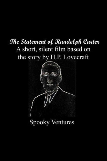 Movie poster for The Statement of Randolph Carter (2025)
