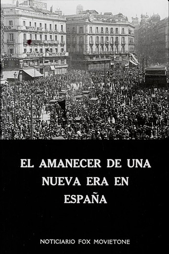 Movie poster for El amanecer de una nueva era en España (1931)